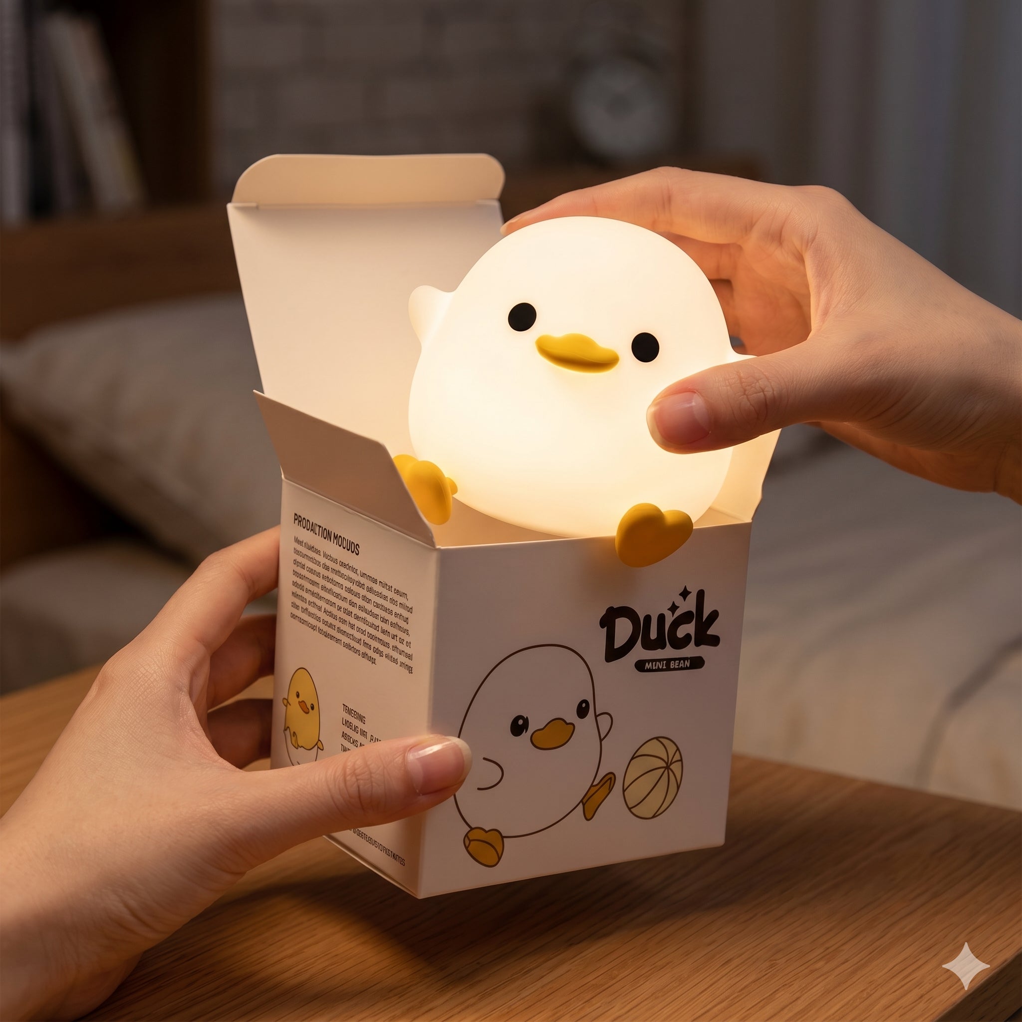LumiDuck | Lámpara Táctil de Silicona Multi-Color